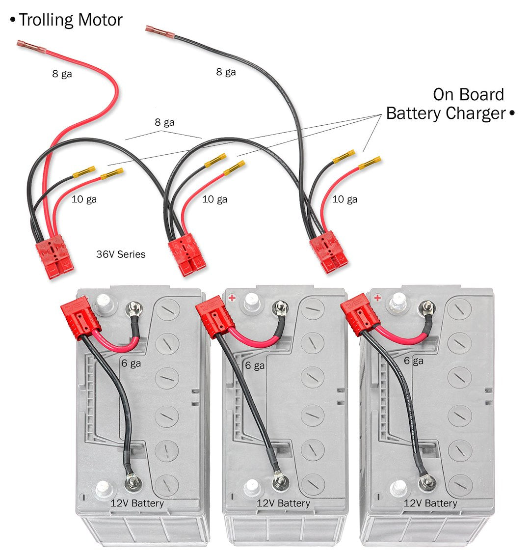 Connect Ease RCE36VBCHK Trolling Motor Wiring Kit