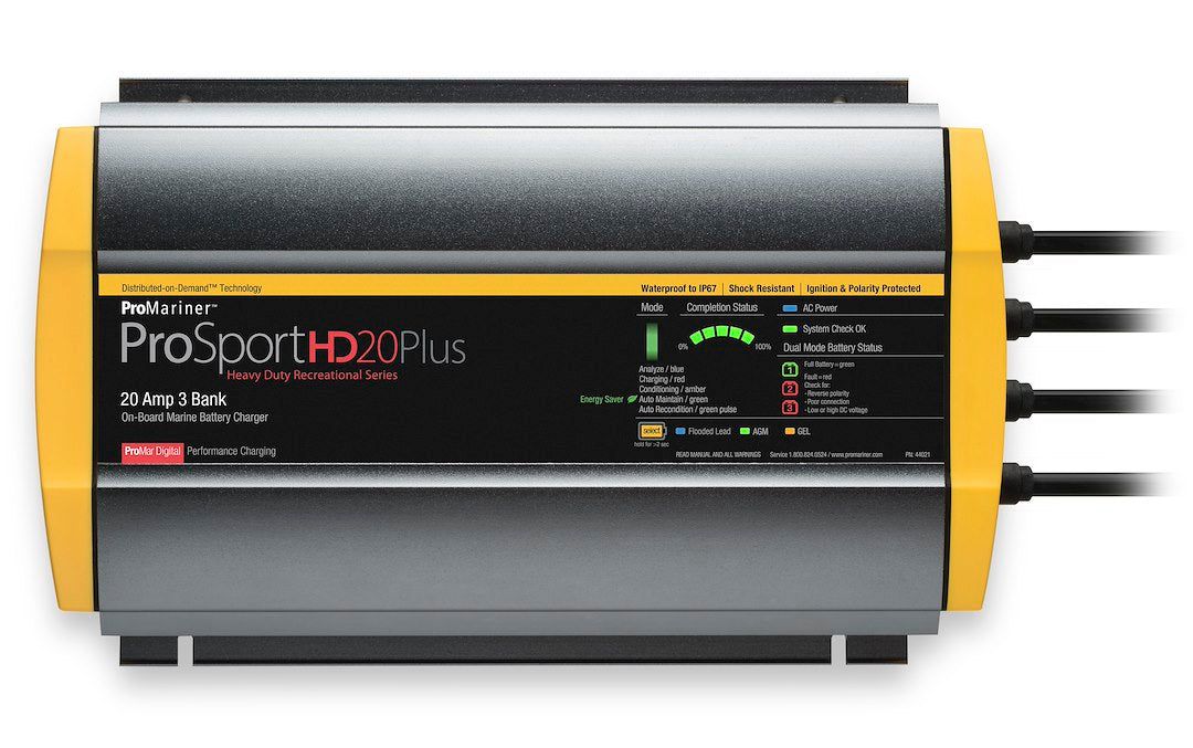 PRO Mariner Lightweight Design Battery Charger 44021 - Prosport HD 20 Amp 3-Opmarine BC