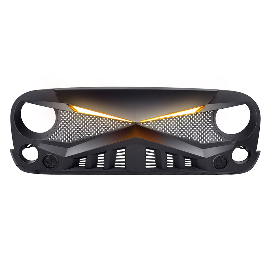 American MOD American Modified Unique Design Grille Amjpaa00126 - Hawke Led Eyebrow