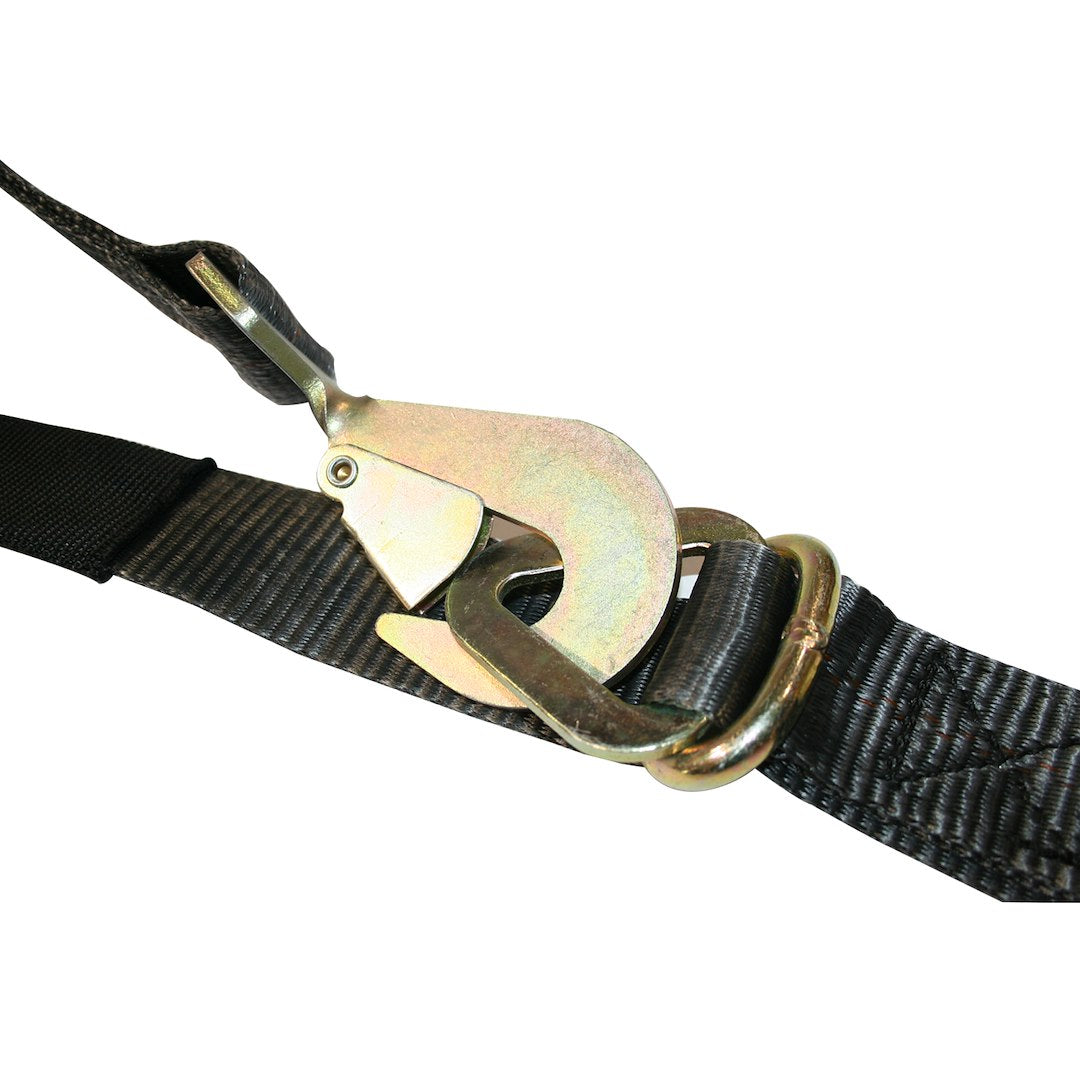 Bulldog Winc Heavy Duty Twisted Snap Hooks Tie Down Strap Ratchet 20229 - Ratcheting Axle X10 10KBS