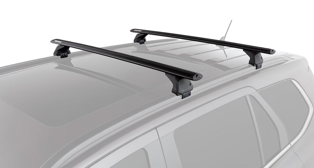 Rhino Rack Limited Lifetime Warranty Roof Rack JC-02134 - Black Vortex RX200-4 Bar Rac