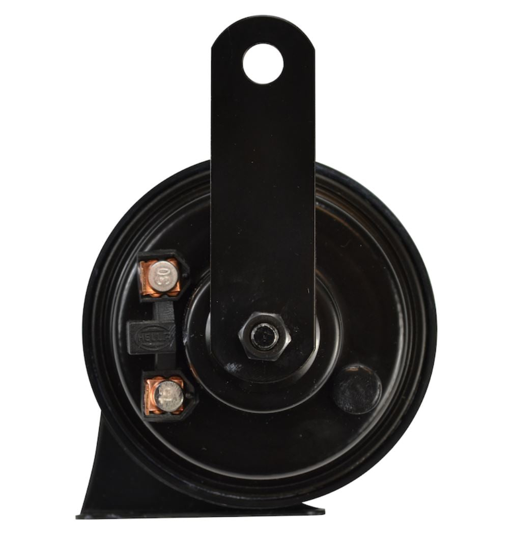Hella Maintenance Free Design Horn 011225831 - Black Kit BX Trumpet