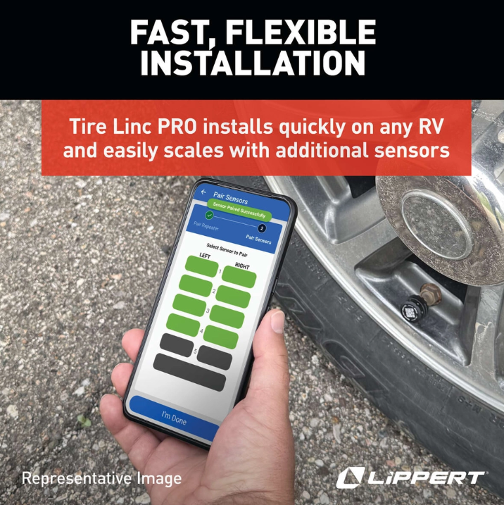 Lippert Comp 2024115891 Tire Pressure Monitoring System - TPMS