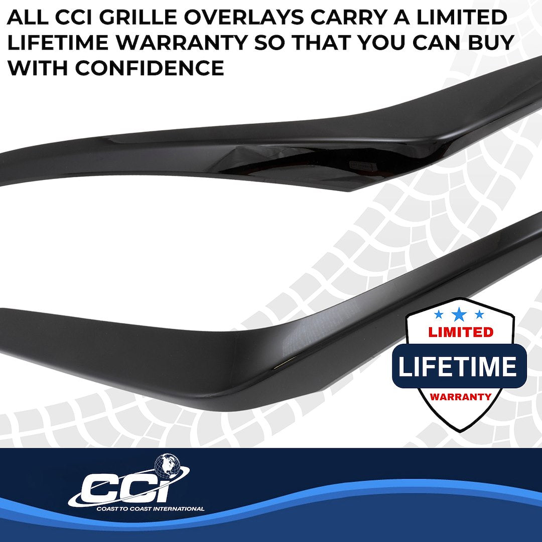 Coast2Coast Limited Lifetime Warranty Grille Insert GI207Black - Black GI 23-25 Altima PC GI207BLK