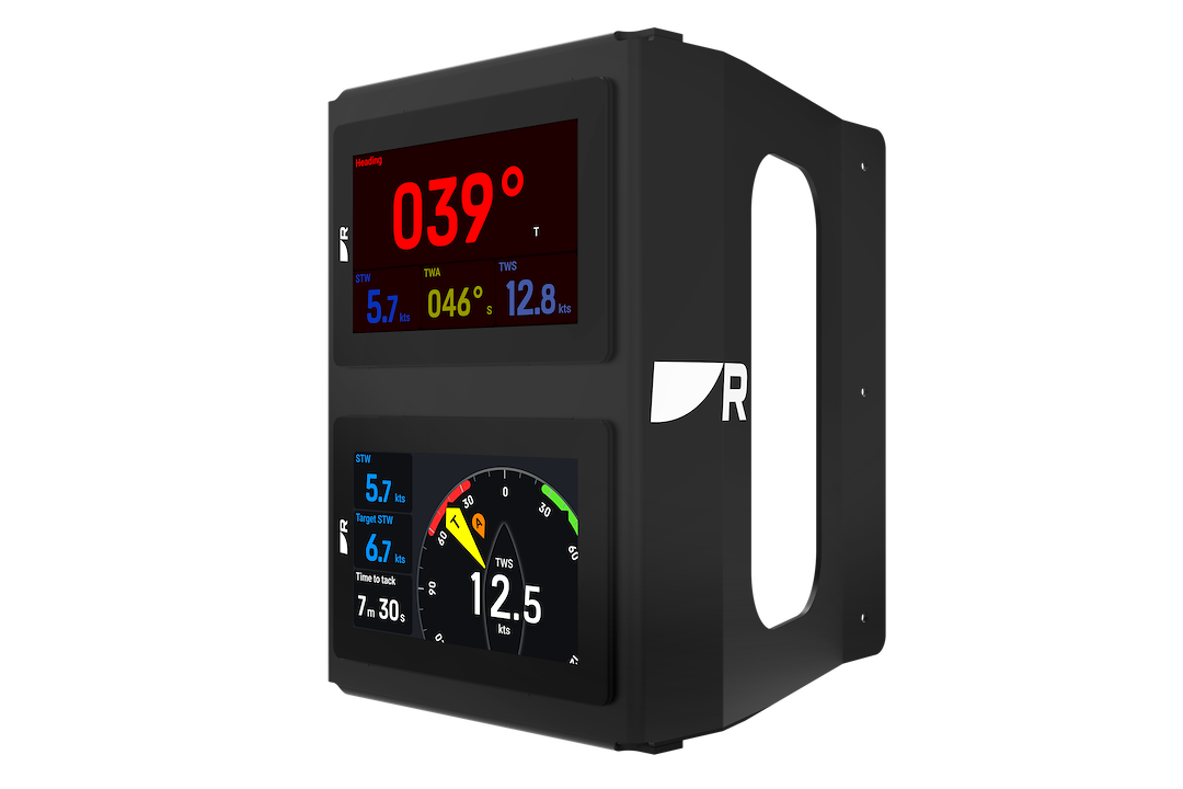 Raymarine Provides Ultimate Durability Multi Function Display Mounting Kit A80712 - Alpha Landscape Dual Mast Bracket