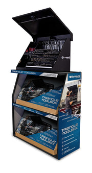 Montezuma TRD03-L-Gray Tool box are constructed from steel - Display