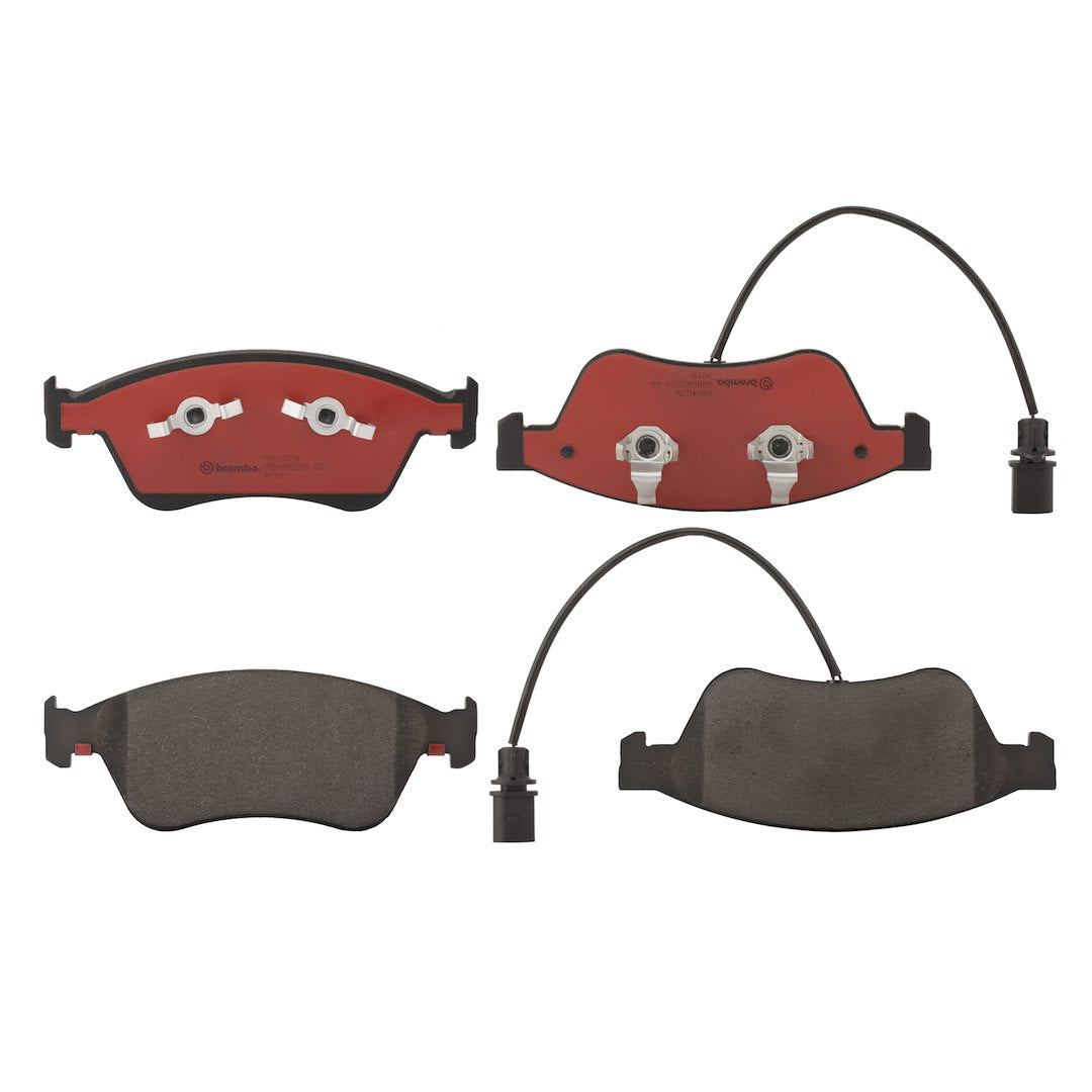 Brembo Premium Low-Met OE Equivalent Pad Brake Pad P85102N - Disc Set