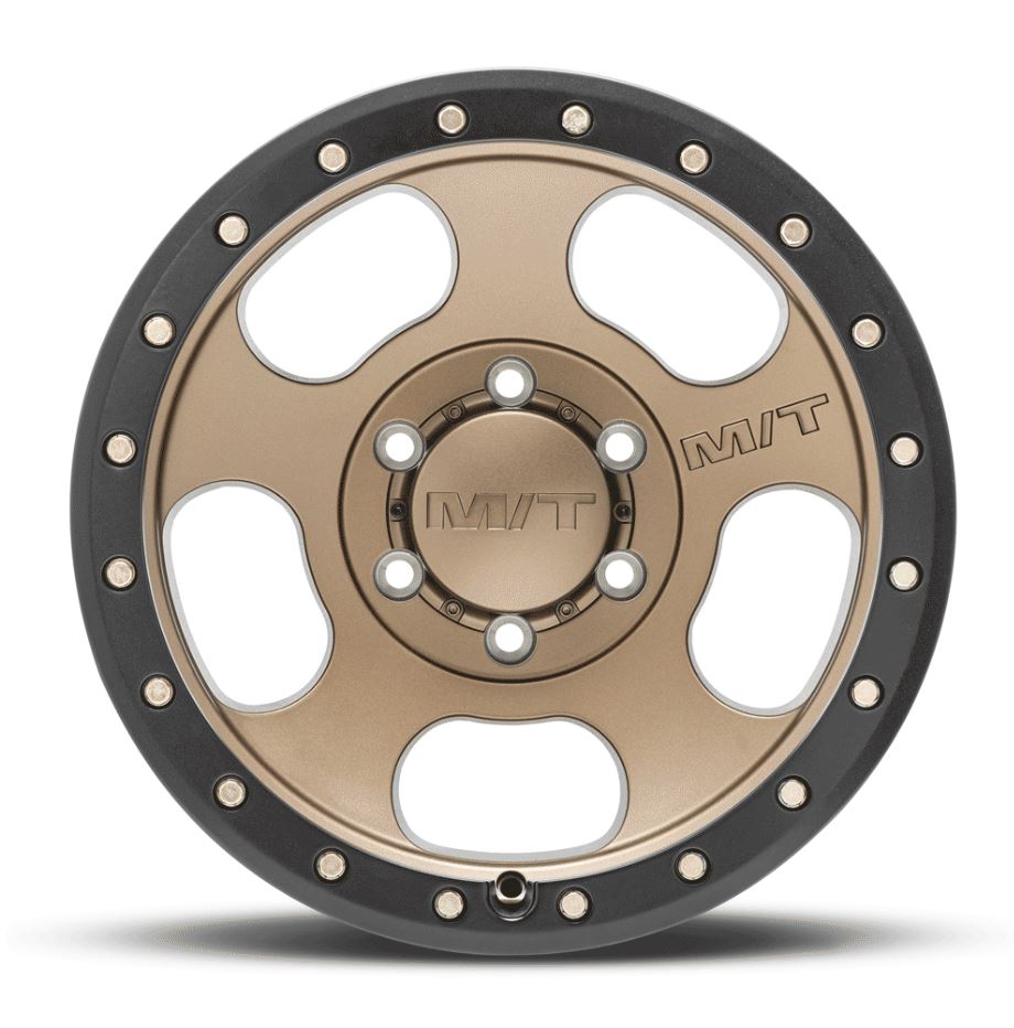 M.T. Wheel Modern Low Profile Cap Design 274618 - Bronze 17X9 6X5.5 MT Canyon Pro