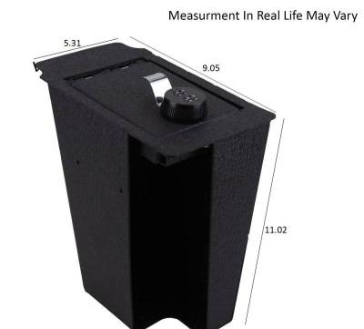 Black Horse Welded Tab And Notch Seams Console Security Insert Asgm07 - Digit Combo Lock