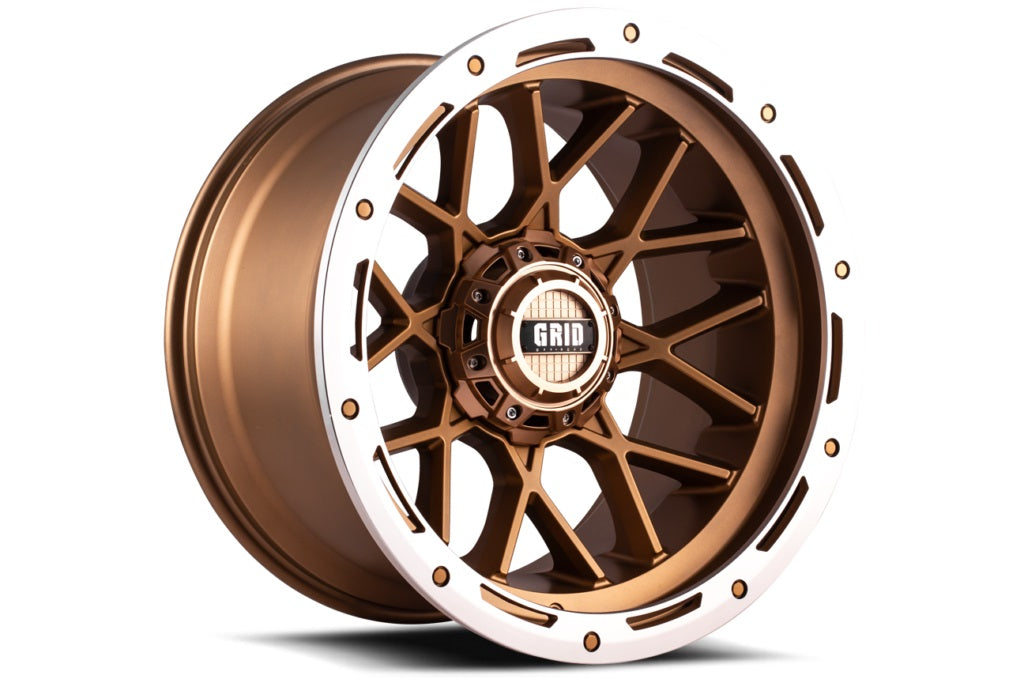 Grid Wheels With Grid Logo Center Cap GD1320090052Z1587 - 13 20X9.0 5X127 139.7 15 87.1