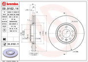 Brembo 09916211C02 Brake Rotor