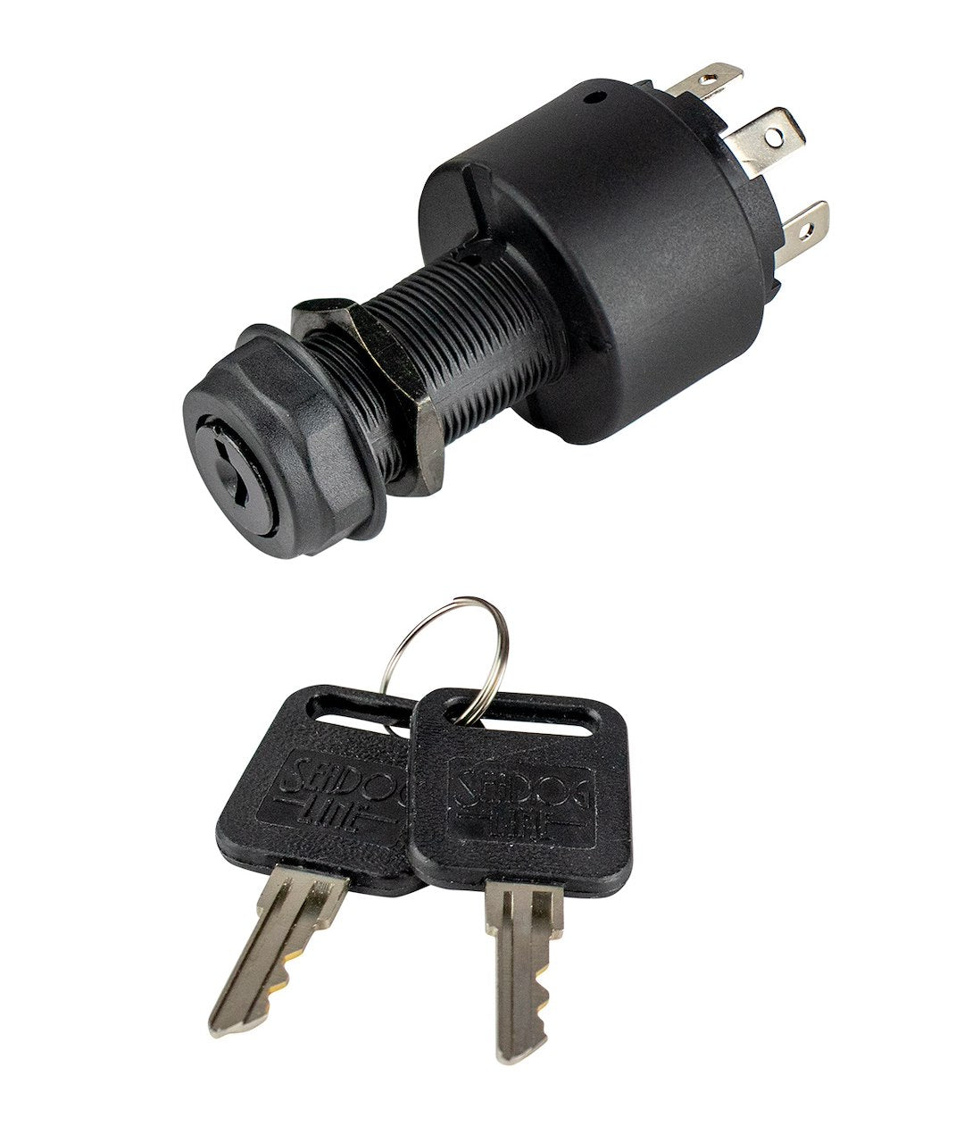 SEA DOG Made In USA Ignition Switch 420379-1 - Poly 4-Position Key