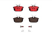 Brembo Premium Low-Met OE Equivalent Pad Brake Pad P54023N - Disc Set