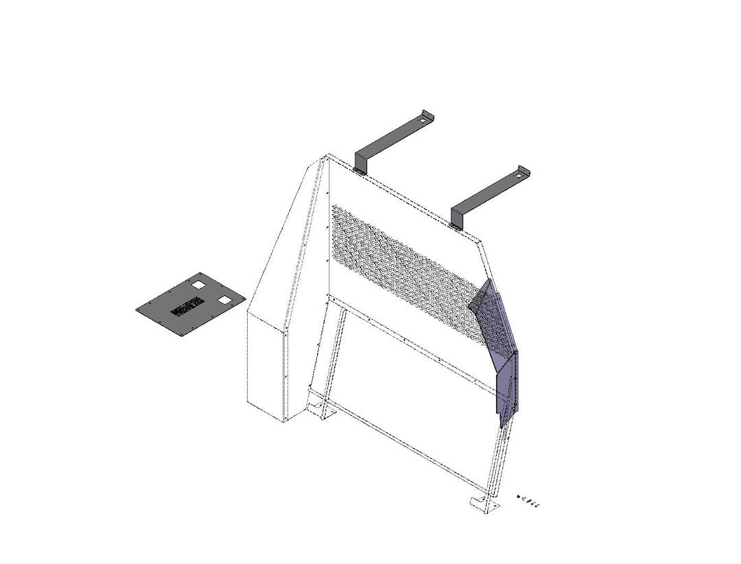 Havis P-MFK-14 Bulkhead Divider Mounting Hardware