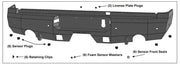 Steelcraft Convenient D-Ring Shackle Mounts Bumper 76-22270 - 19-24 Ram 1500 Incl. Rebel Textu