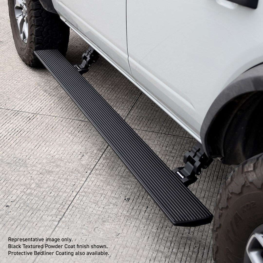 GO Rhino Limited Lifetime Warranty Running Board 20413157T - E-Board Series Steps Bedl