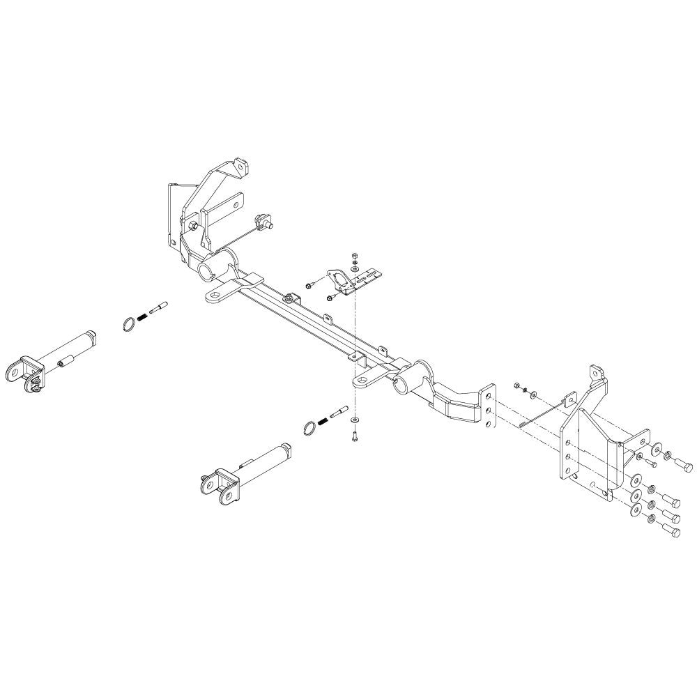 Roadmaster Limited Lifetime Warranty Vehicle Baseplate 524480-5 - 2025 Ford Mavrick