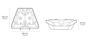 KVH Industry 19-1260-12 Satellite Internet Antenna Mount