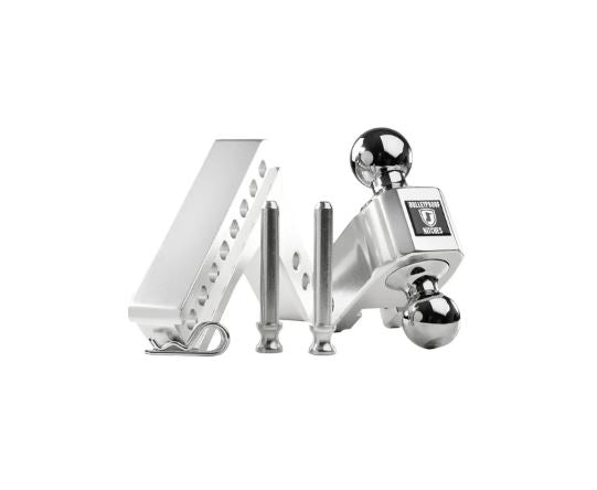 Bulletproof Limited Lifetime Warranty Trailer Hitch Ball Mount AL204 - Bph Aluminum Shank Drop Rise