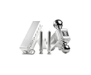 Bulletproof Limited Lifetime Warranty Trailer Hitch Ball Mount AL204 - Bph Aluminum Shank Drop Rise