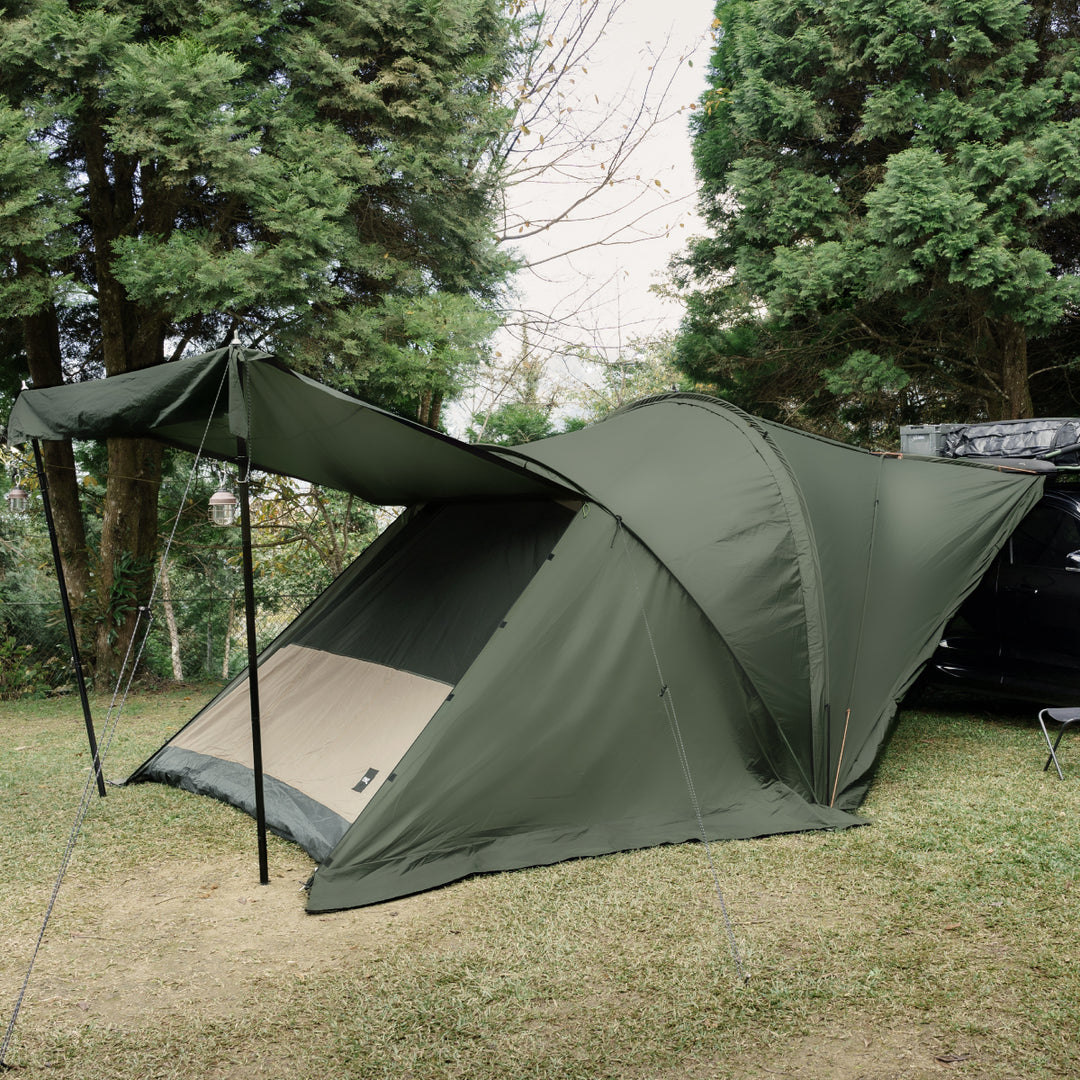 3D Mats/U-AC Ideal For Camping Tent 6159B-02 - Tan Modular Car Awning Inner