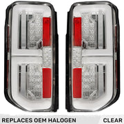 Recon Access SAE And Dot-Compliant Tail Light Assembly 264279CL - Ford 21-23 Bronco This Part Replac