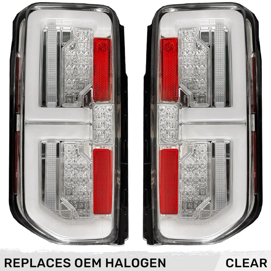 Recon Access SAE And Dot-Compliant Tail Light Assembly 264279CL - Ford 21-23 Bronco This Part Replac