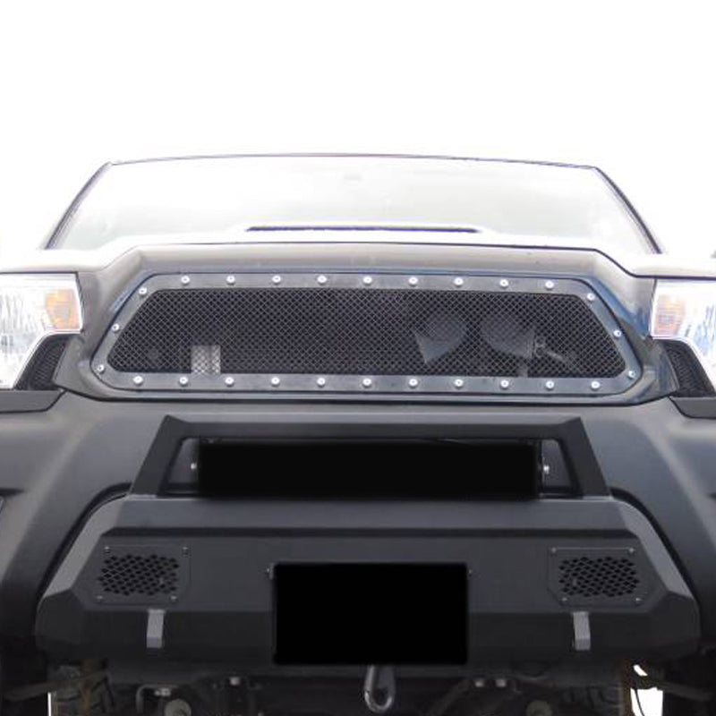 Black Horse Frame Mounted Bolt On Installation Bumper AR3HD61NL - Armour Iii Heavy Duty Front Winch