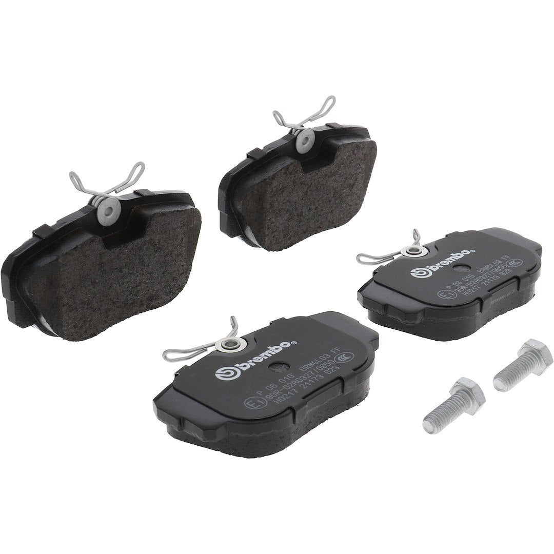 Brembo Premium Low-Met OE Equivalent Pad Brake Pad P06010 - Disc Set