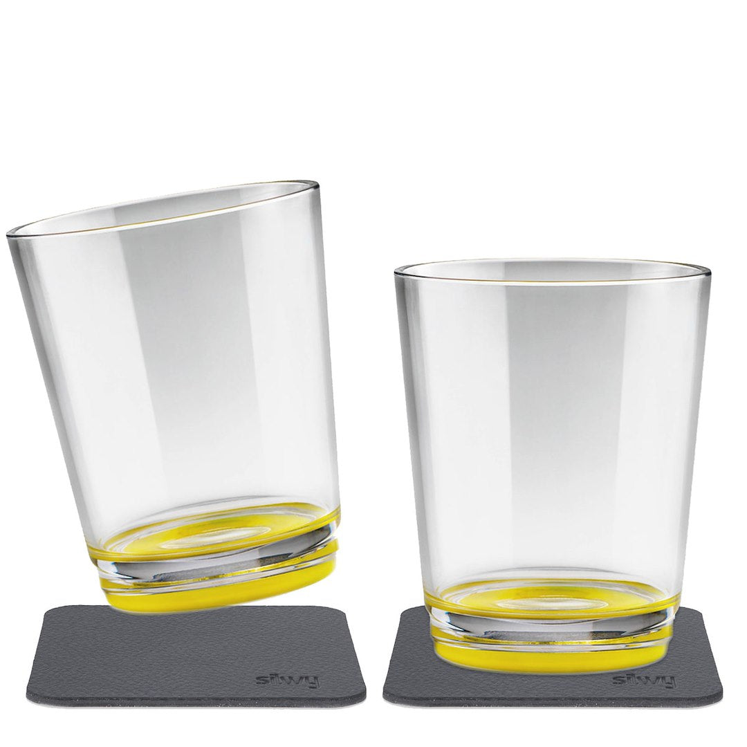 Silwy Magnet S025-0505-2 Drinking Glass - Yellow