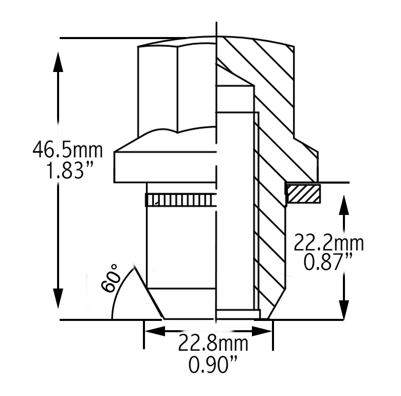 Revolution 711148 Lug Nut