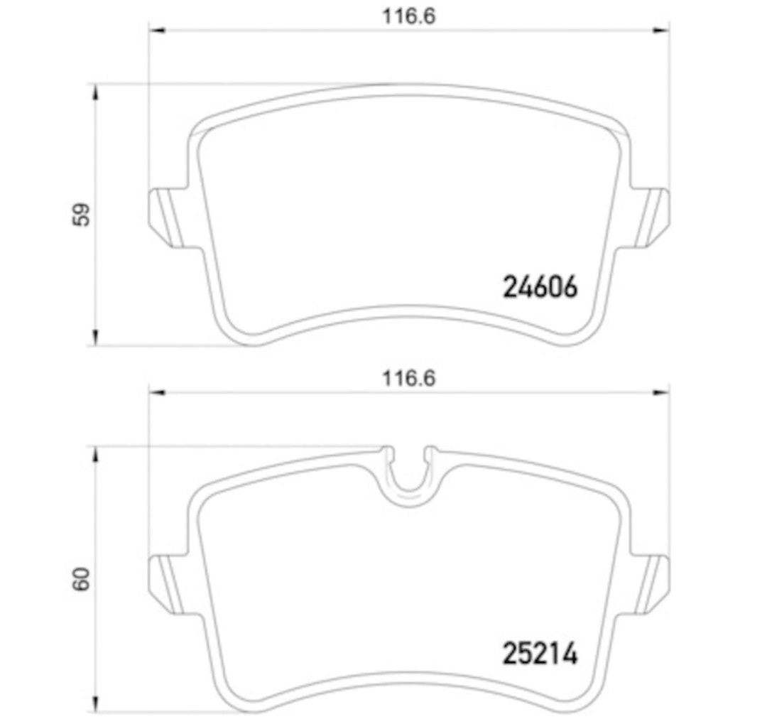 Hella 355016061 Premium quality brake pads - Disc Pad