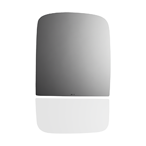Burco Mirror Smooth Edges For Safety Exterior Mirror Glass 4115 - Mirror Side View