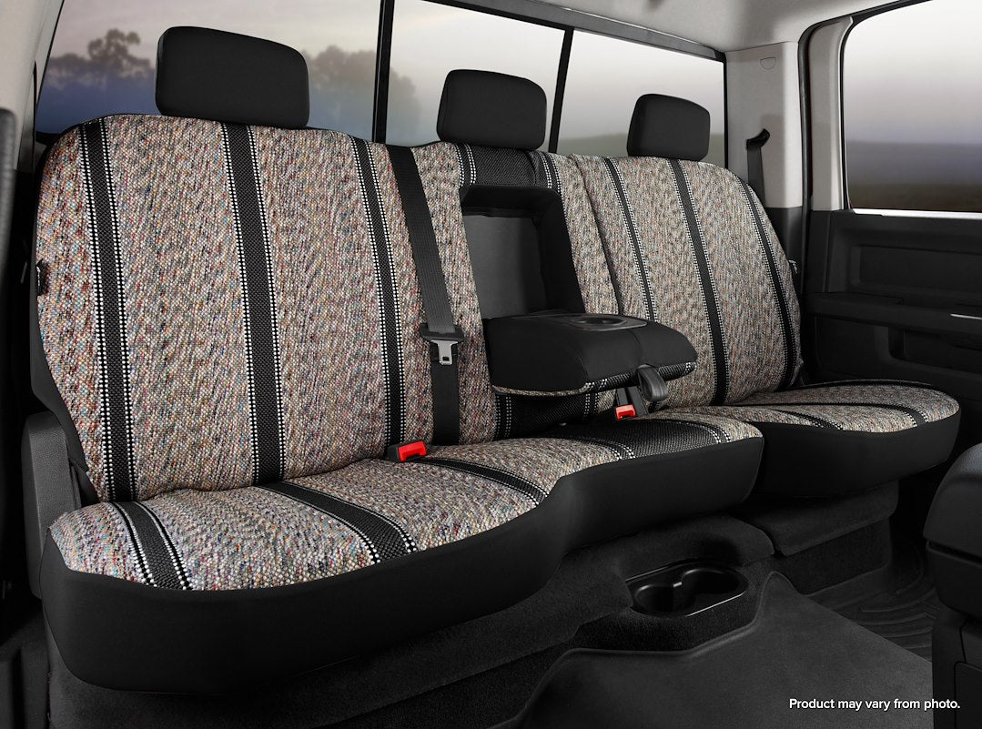 FIA Wear-Resistant Fabrics Seat Cover TR42-54 Black - TR Rear 40 60 Dodge Ram