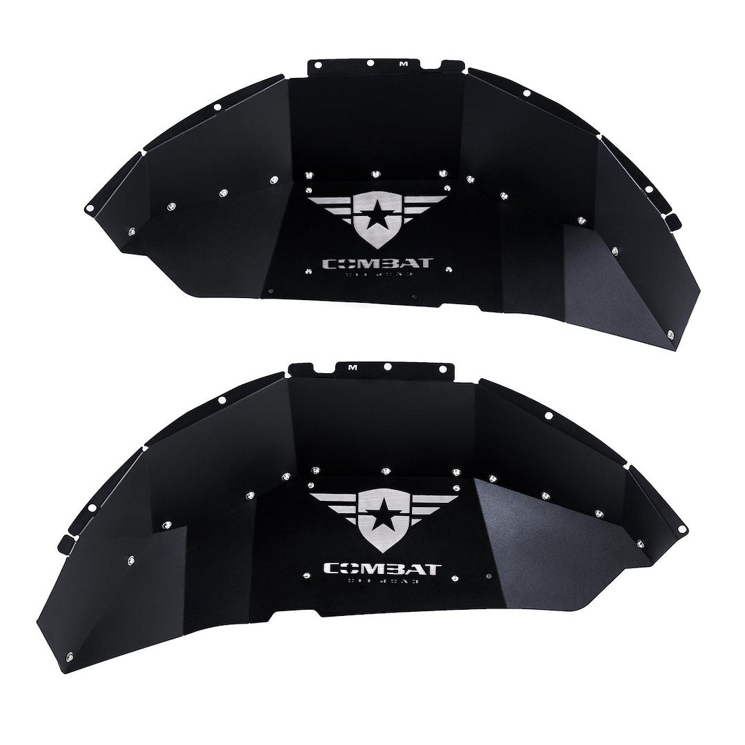 Combat Offrd Limited Lifetime Warranty Fender Well Liner 25-1069 - Jeep JL JLU Battle Ready Aluminum