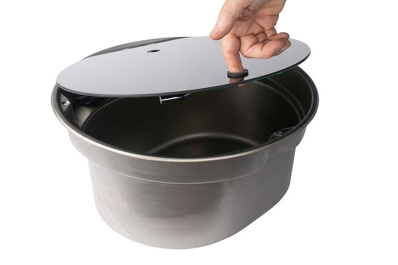 Suburban Mfg Sink: 3262AST Suburban CAN 16" RV Sink w/ Fold-Down Faucet – Stainless Steel