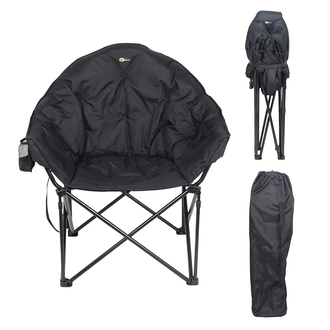 Faulkner 49570H Camping Chair - Black