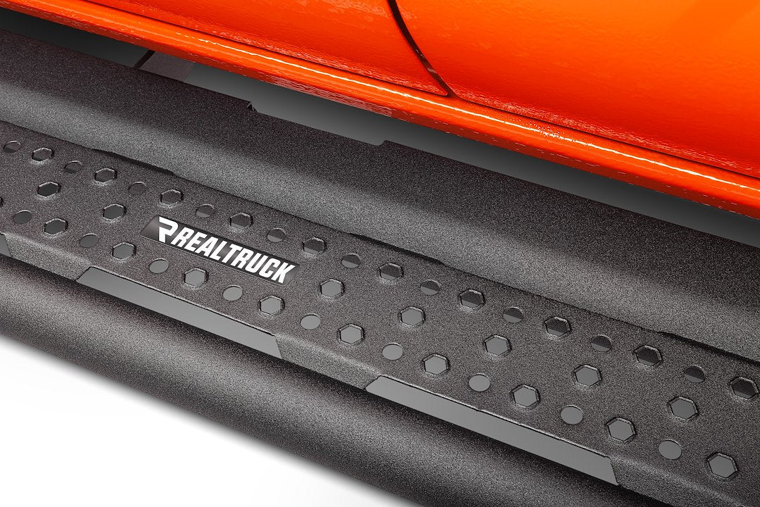GO Rhino Made In USA Rugged Style Enhances Truck Appearance D60087T - Dominator D6 Sidesteps Cab Length