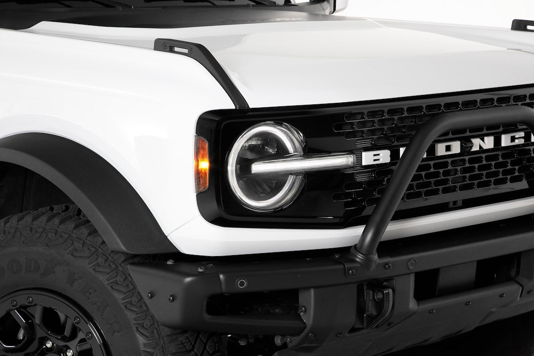 GT Styling Made In USA Headlight Cover GT2160X - Kit Piece Carbo