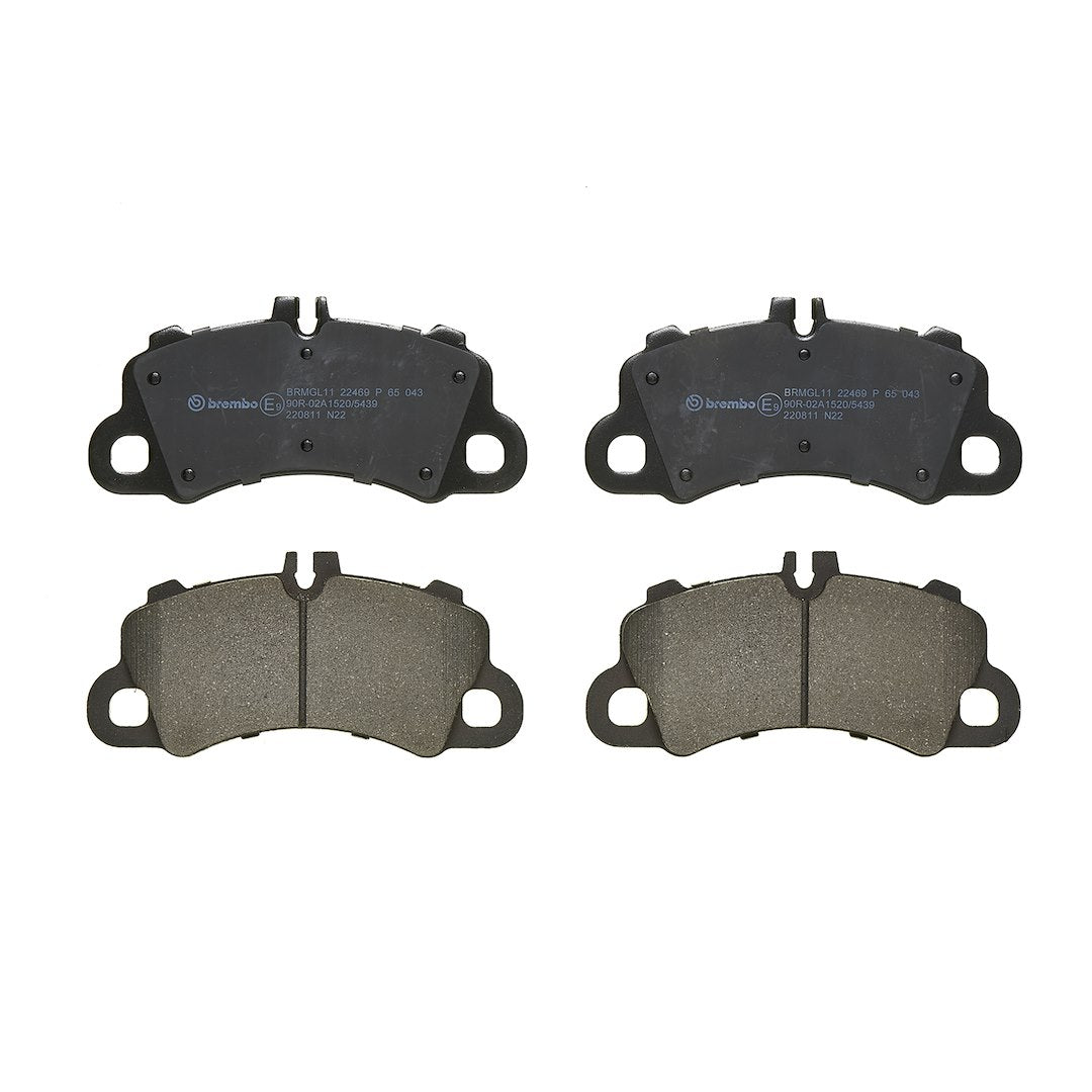 Brembo Premium Low-Met OE Equivalent Pad Brake Pad P65043
