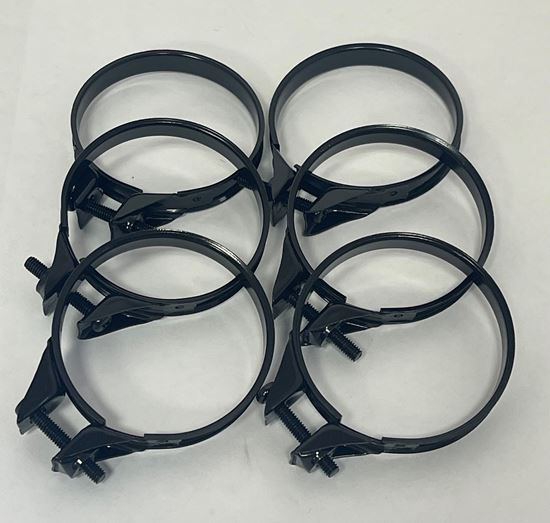 Helix Racing 110-1051 Black Anodized Finish - Black Oem Style 49-51MM 6PK
