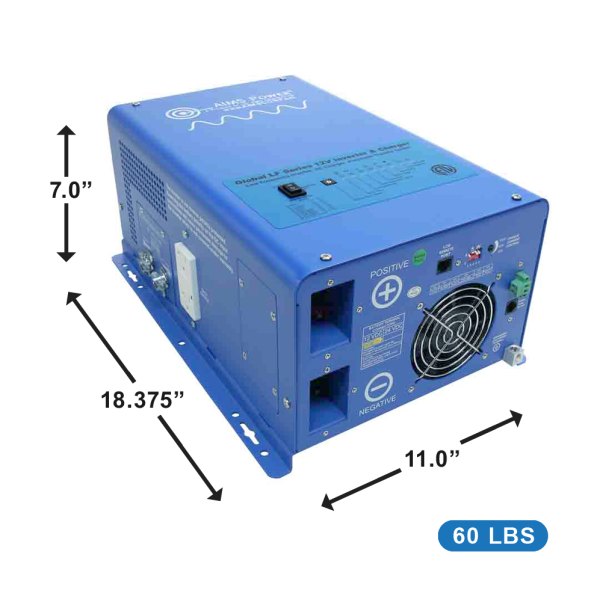 Aims Power Picoglf3K12050BY Power Inverter/ Battery Charger