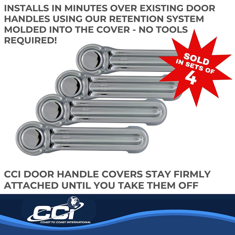 Coast2Coast Limited Lifetime Warranty Exterior Door Handle Cover Ccidh68573SBK - DH 15-23 Renegade 4D GL BK SK