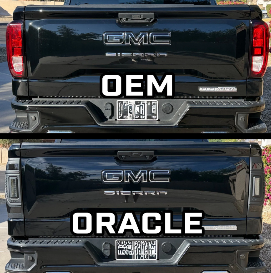 Oracle Light High-Powered LED Reverse Lights Tail Light Assembly 5927-504 - Flushled Taillight Sierra 19-23