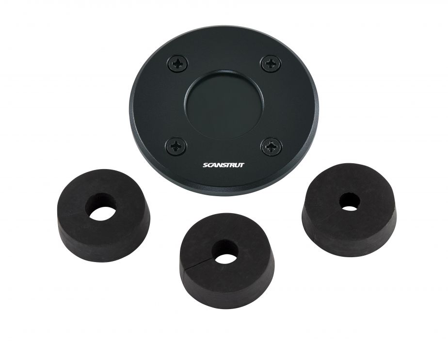 Scanstrut Low-Profile Design Cable Gland DS-LP-30-Black - Black DS-LP-30-Black Seal DS-LP-30-BLK
