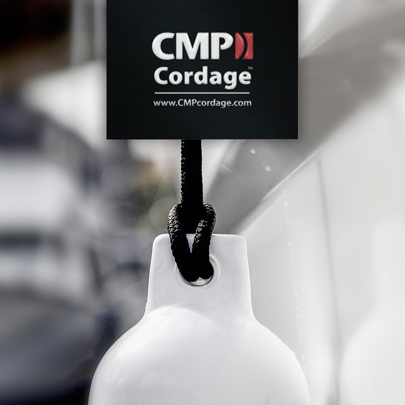 CMP Group No Supplier Warranty Boat Fender Line CFL3806BK - Double Braided Inch Diameter
