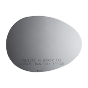 Burco Mirror Smooth Edges For Safety Exterior Mirror Glass 5371 - Mirror Side View