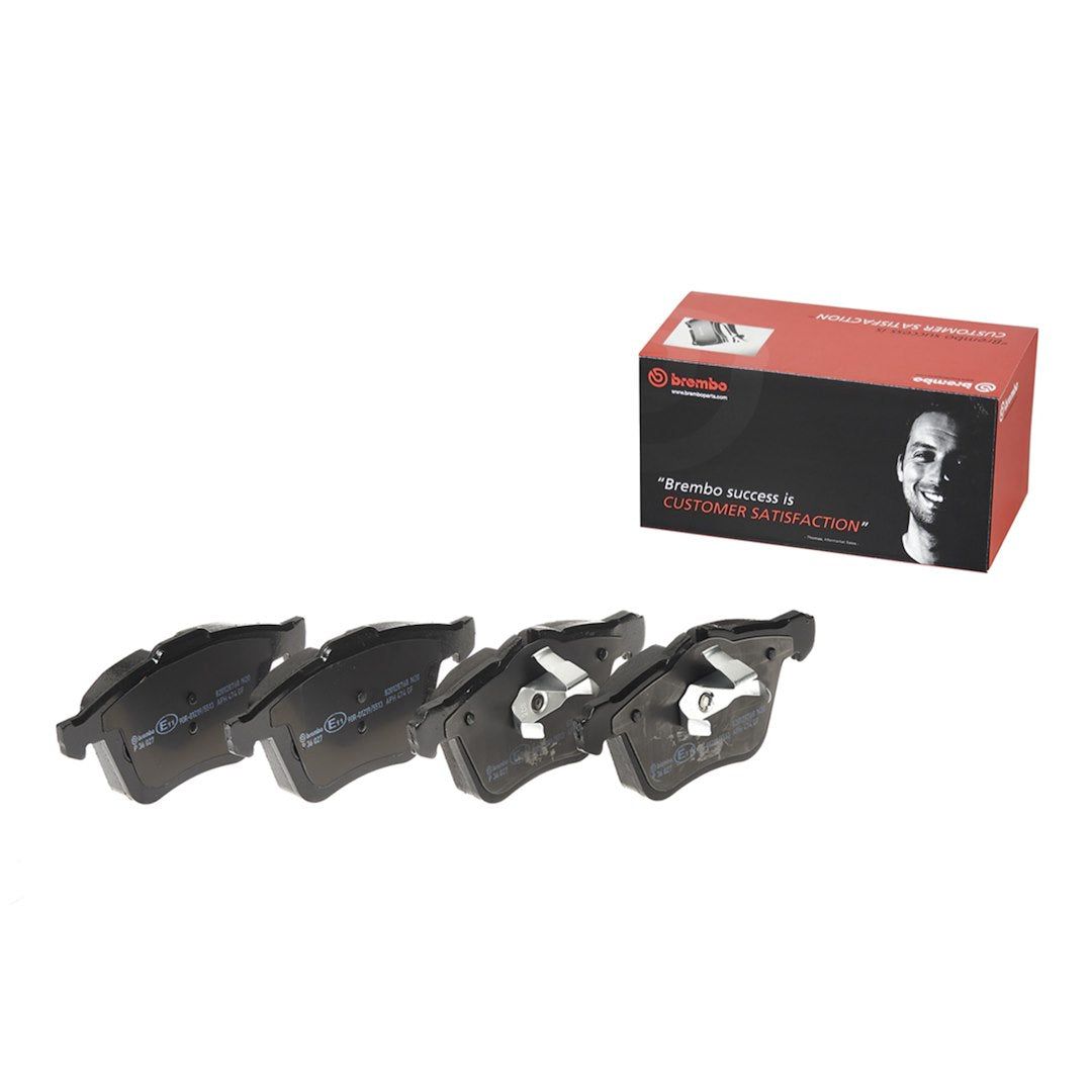Brembo Premium Low-Met OE Equivalent Pad Brake Pad P36027 - Disc Set