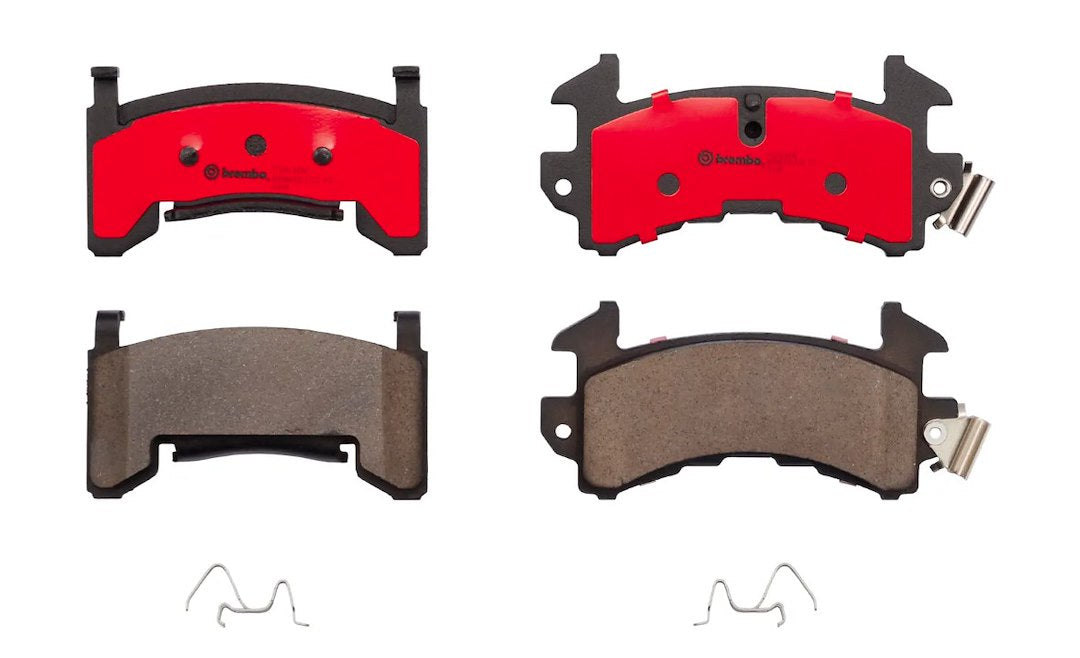 Brembo Premium Low-Met OE Equivalent Pad Brake Pad P10036N - Disc Set