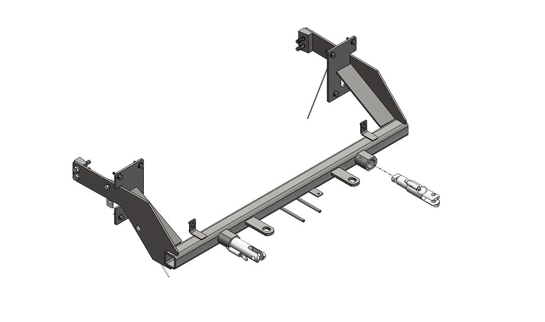 Blue OX Requires No Welding Vehicle Baseplate BX3622 - Bsplt 18 Subaru Crsstrk